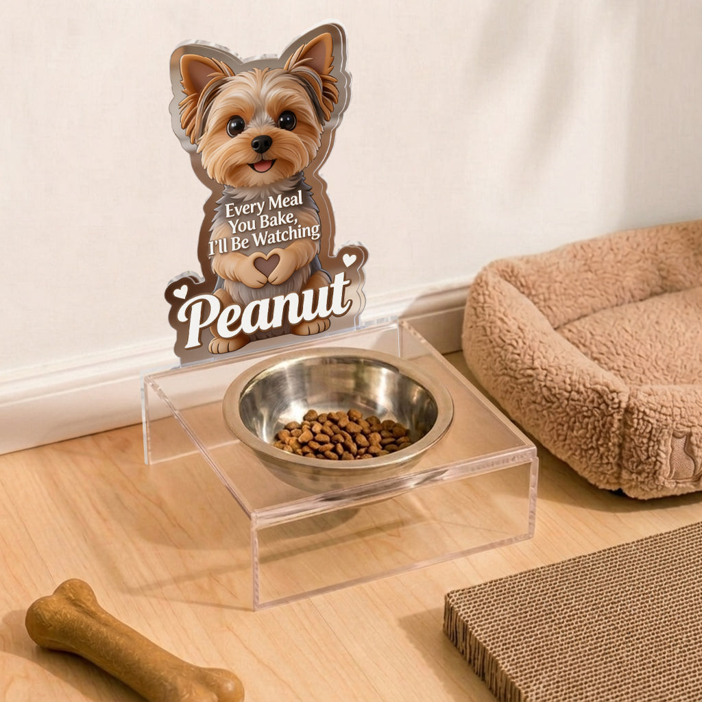 I'll Be Watching You - Personalized Dog Pet Feeder