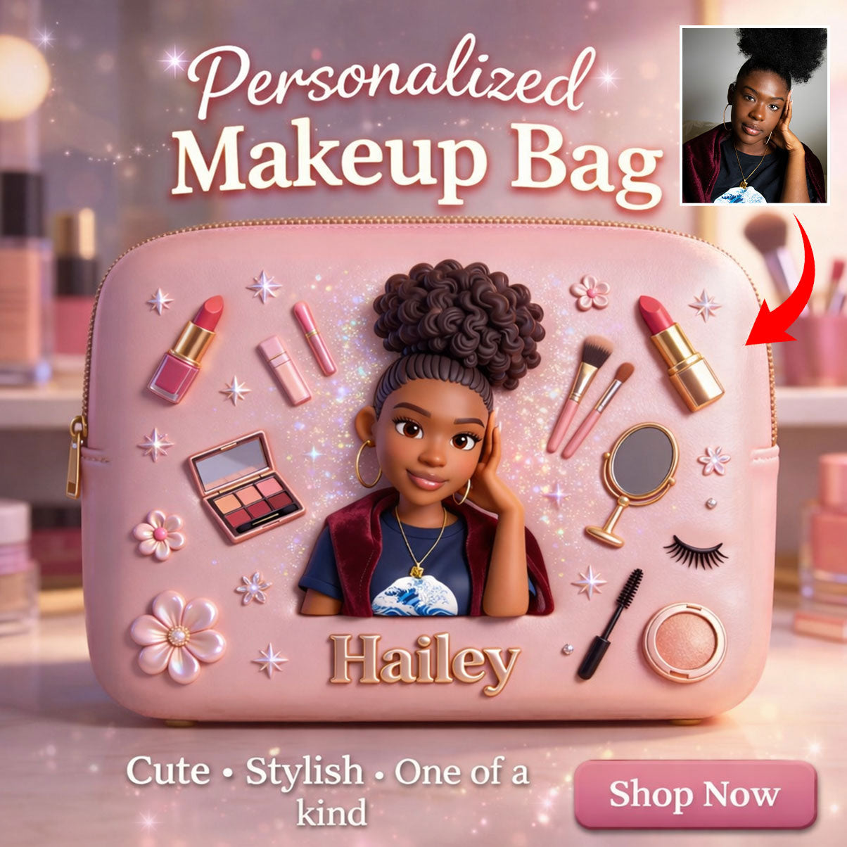 Love Make Up – Personalisierte Kosmetiktasche