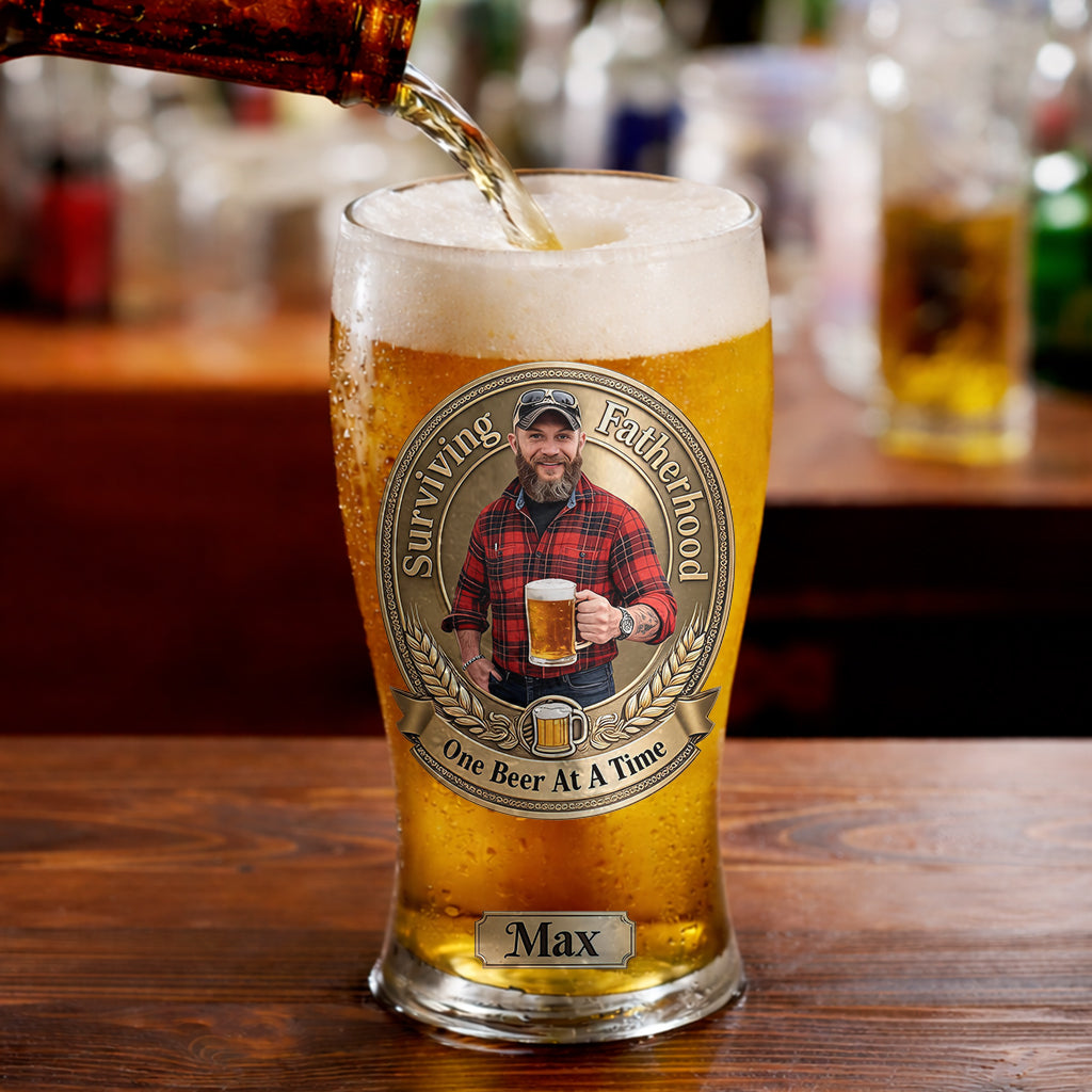 Carburant de Papa - Chope à bière personnalisée