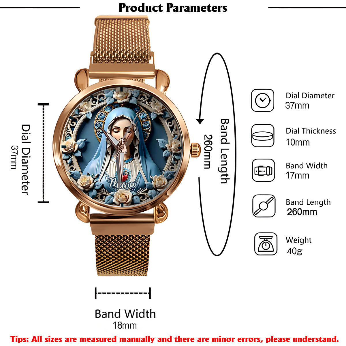 Believe – Personalisierte christliche Damenuhr