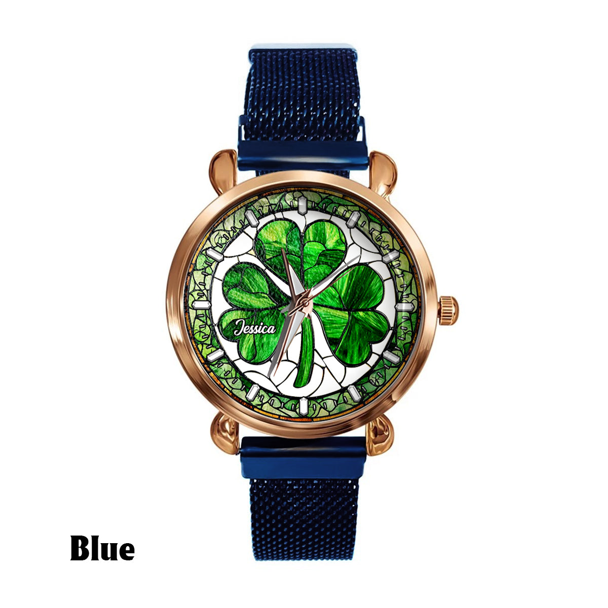 Shamrock St Patrick - Personalized Irish Women Hand Watch