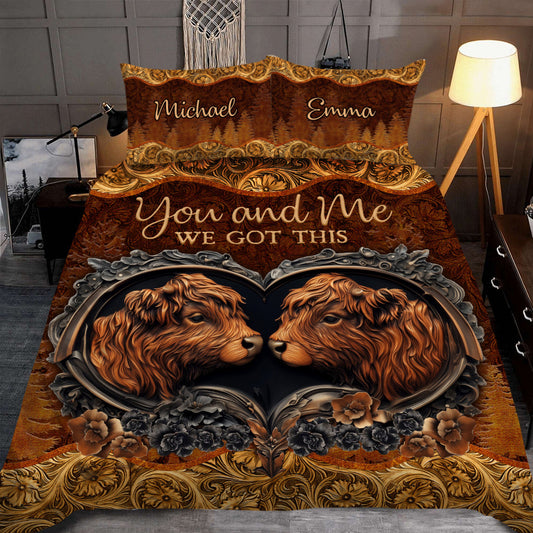 You & Me - Personalized Couple Quilt Set