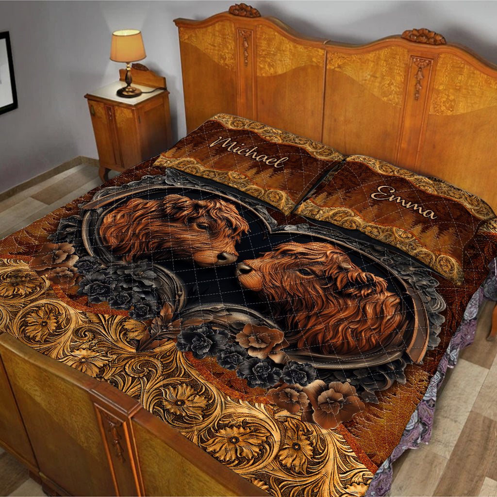 You & Me - Personalized Couple Quilt Set