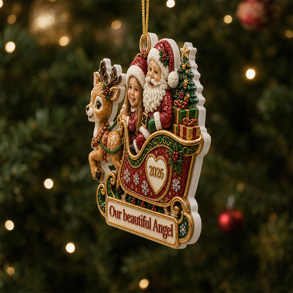 Christmas Decor, Newborn Keepsake - Personalized Kid Premium 3D Ornament