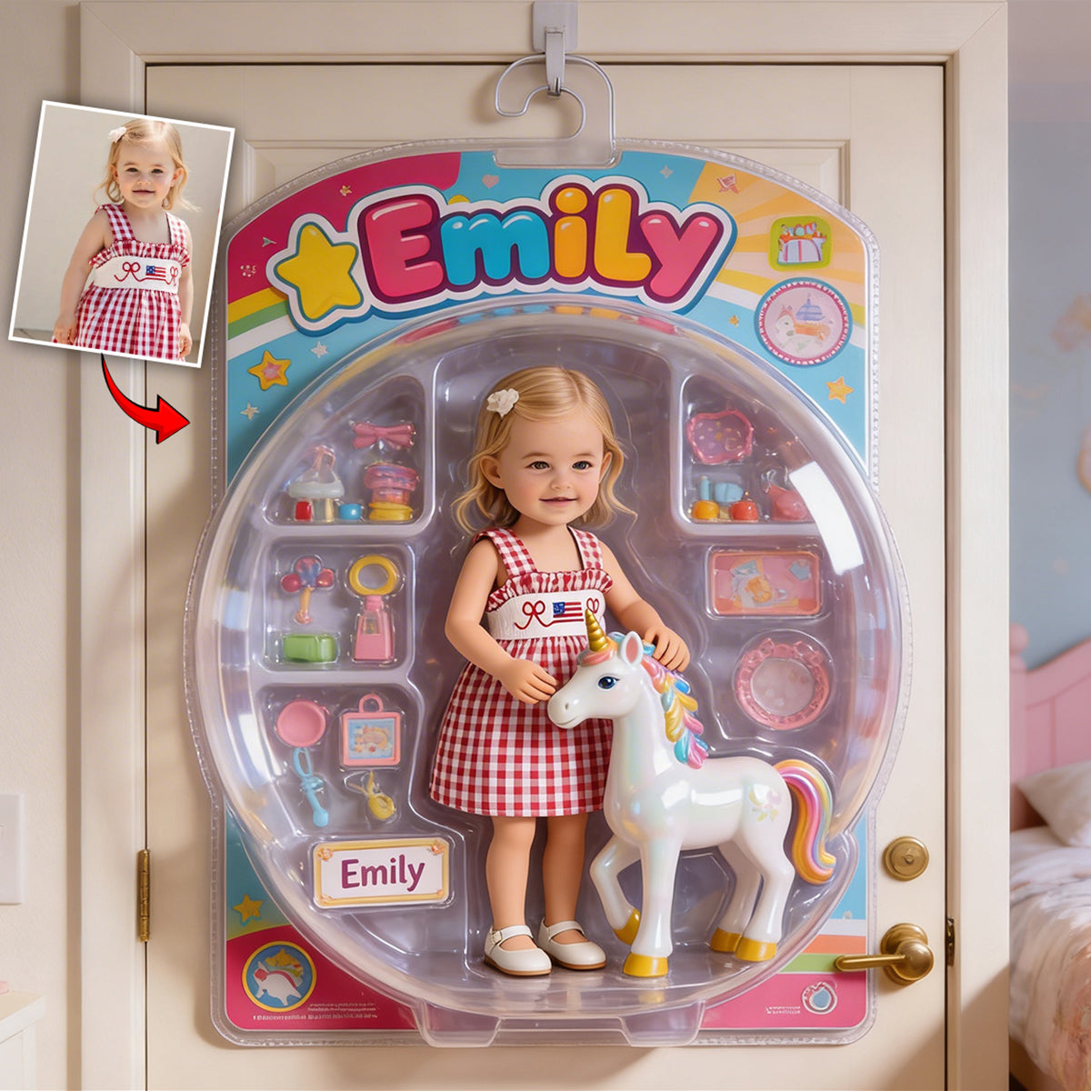 Any Photo, Any Theme - Gifts For Kids - Personalized Kid Acrylic LED Night Light