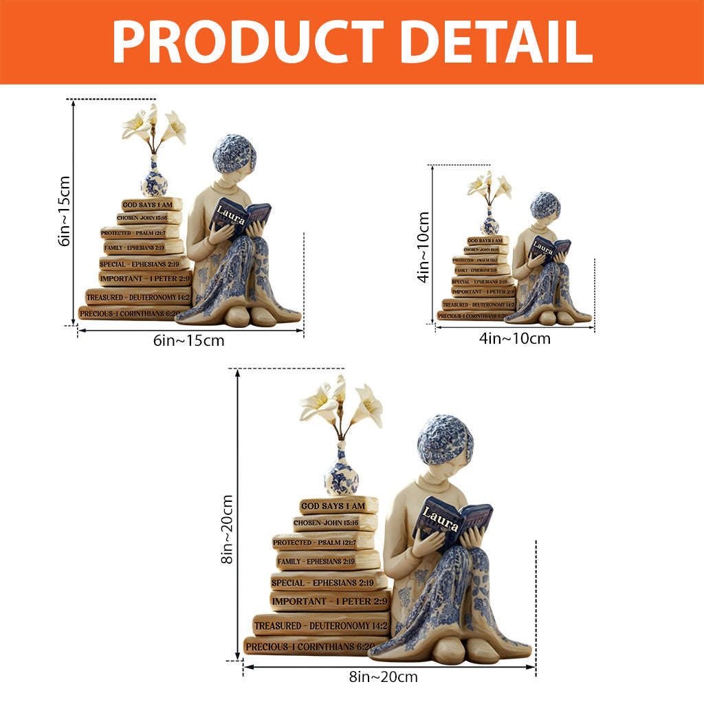 God Says I Am - Personalized Christian Custom Shaped Acrylic Plaque