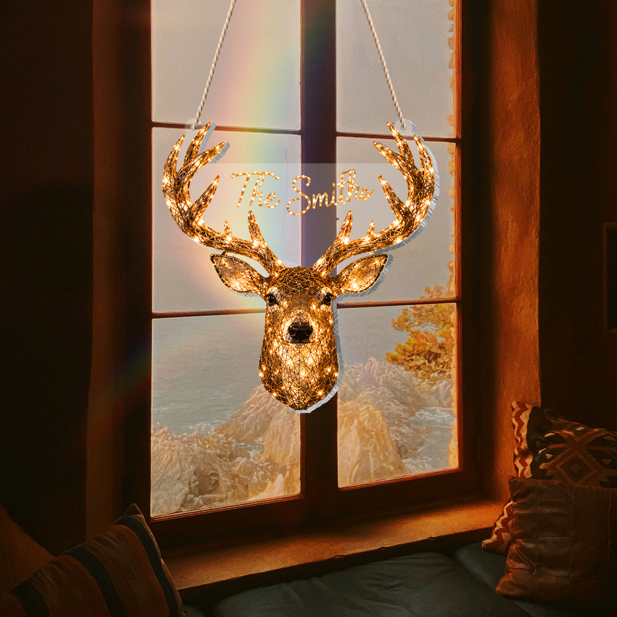 Deer Hunting Glow Up Season - Personalized Hunting LED Light Acrylic Sign