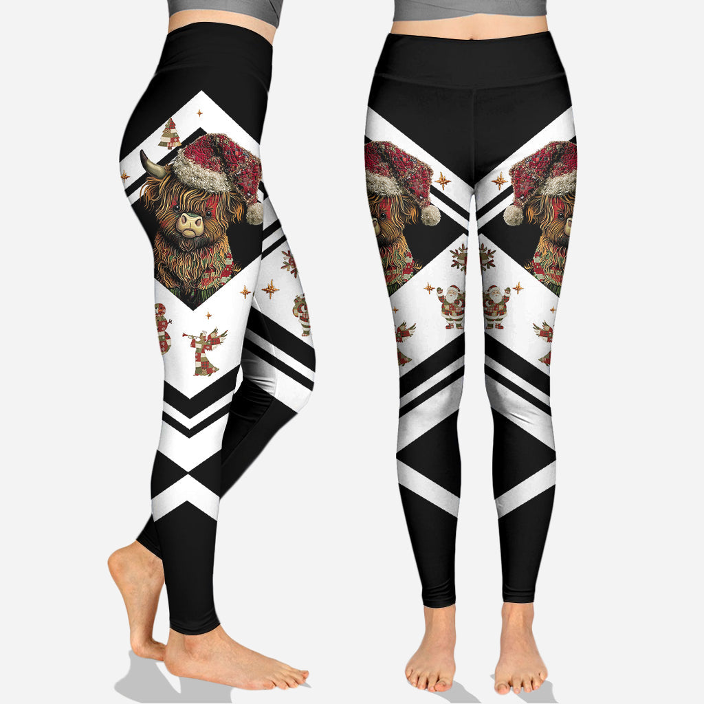 Cute Hightland Cow - Personalized Highland Cow Hoodie and Leggings
