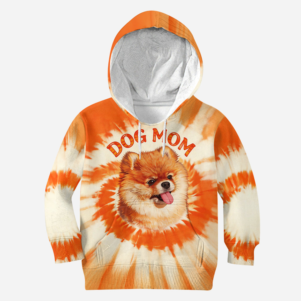 T-shirt Style Tie-Dye Pour Propriétaire de Chien - T-shirt Personnalisé