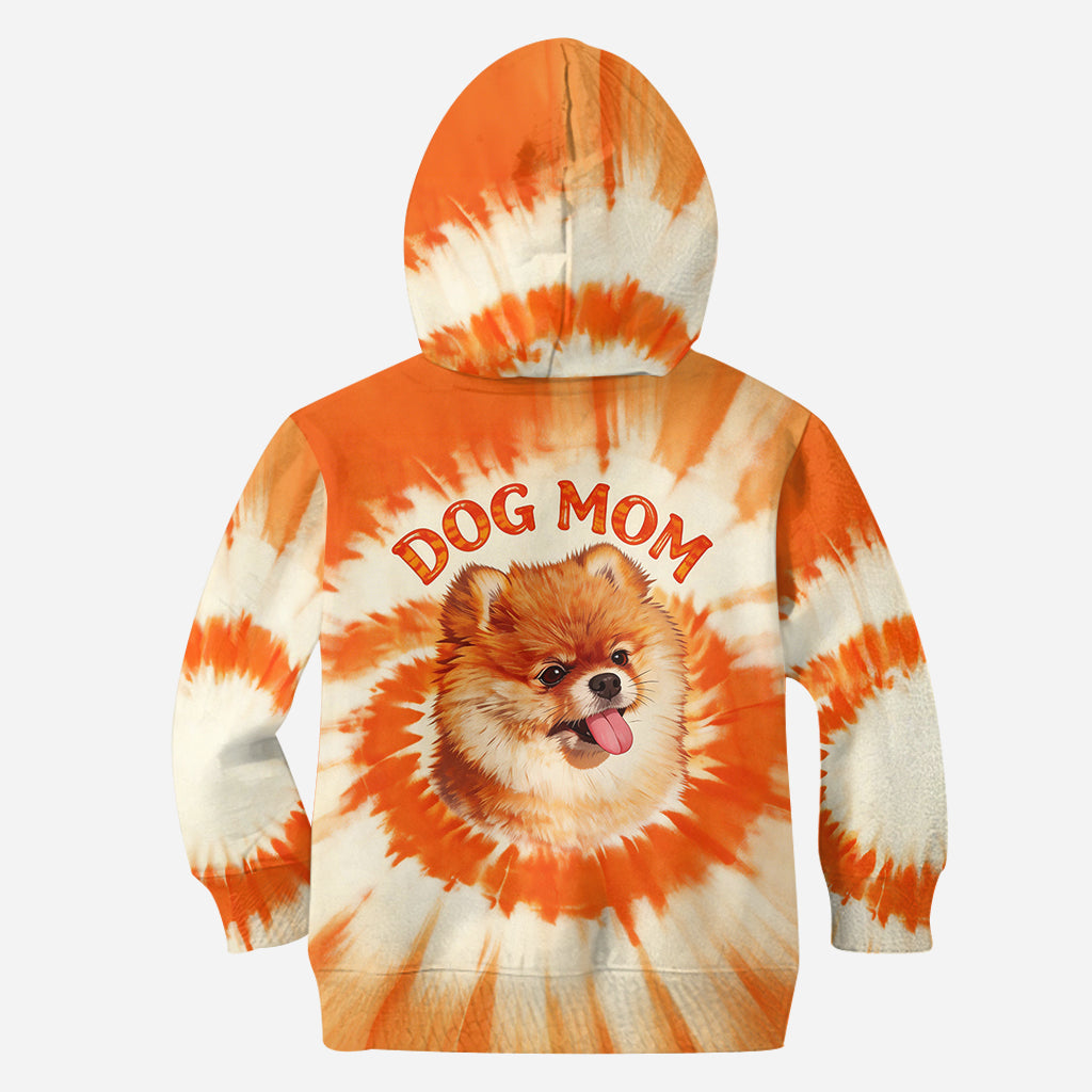 T-shirt Style Tie-Dye Pour Propriétaire de Chien - T-shirt Personnalisé