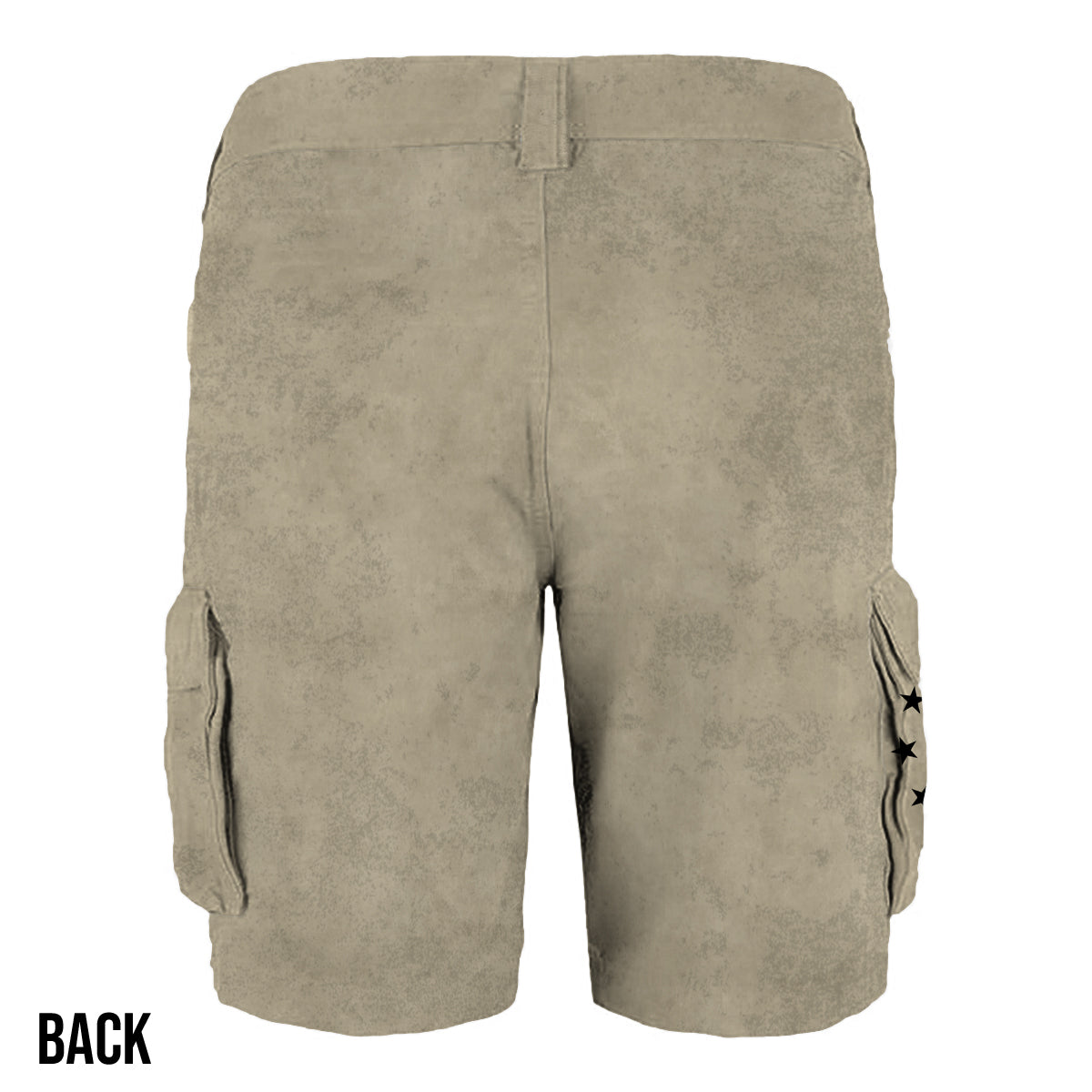 En Dieu nous avons confiance - Short cargo personnalisé avec aigle à tête blanche et ceinture