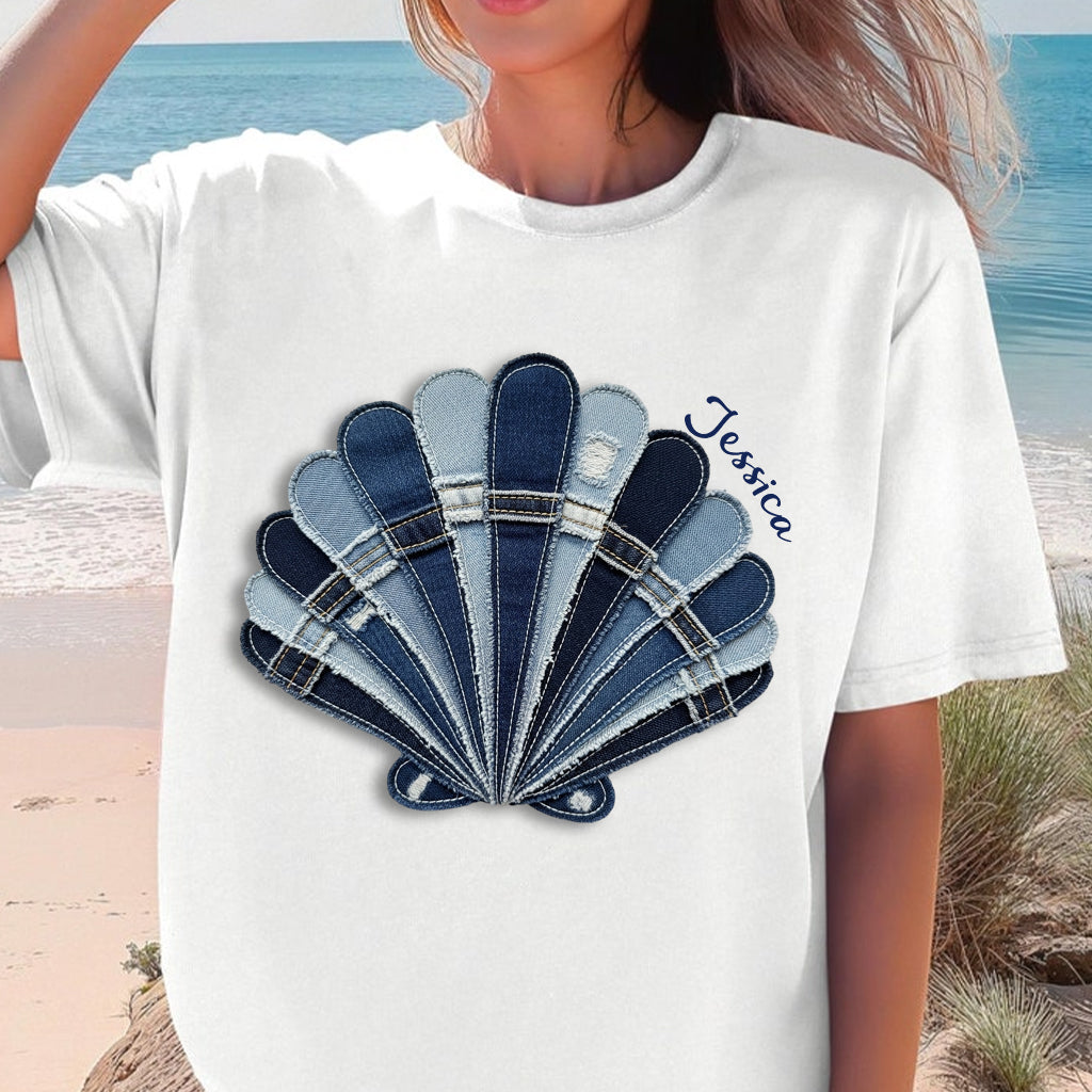 Blue Sea Is Waitting - Personalized Sea Lover T-shirt And Hoodie