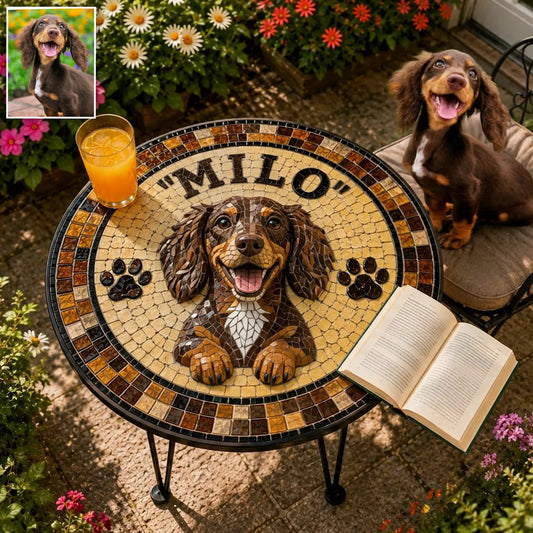 Beautiful Pets - Personalized Dog Table Custom Shape