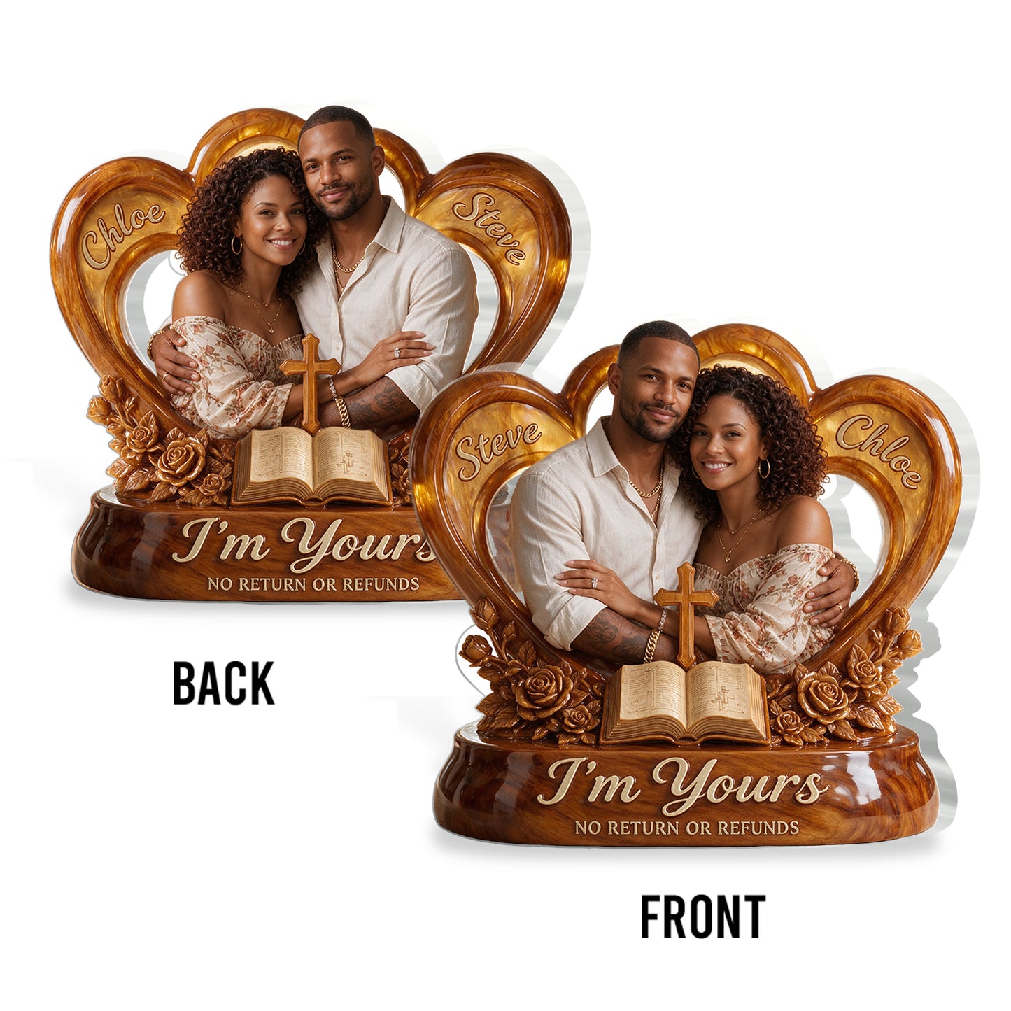 You & Me, We Got This - Personalized Couple 2-Side Printed Acrylic Plaque