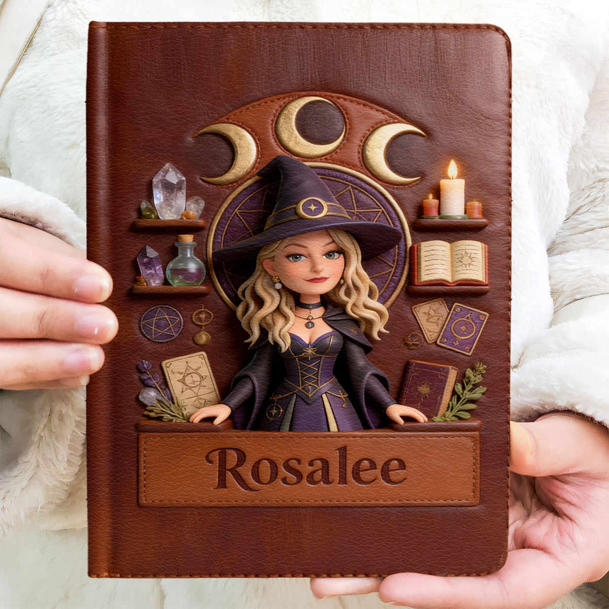Magical Witch - Personalized Witch Leather Journal