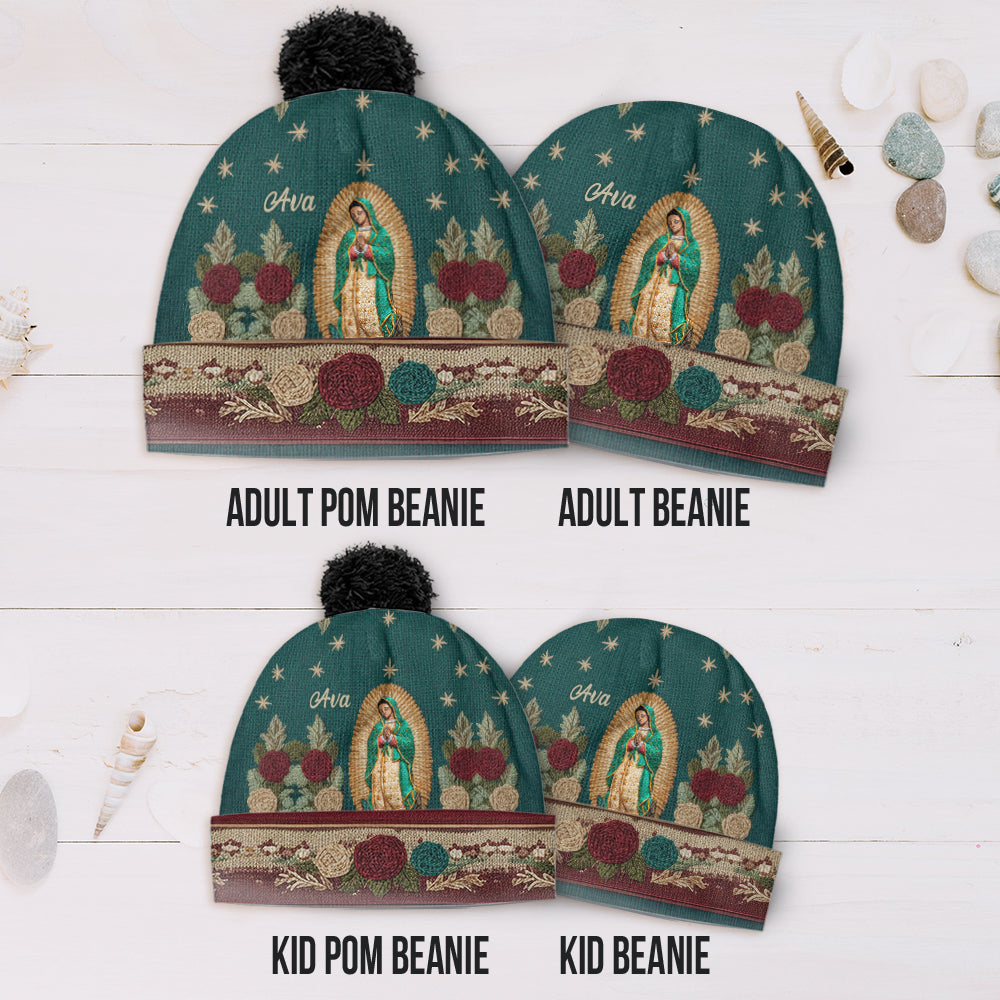 Our Lady Of Guadalupe - Personalized Christian Beanie Hat