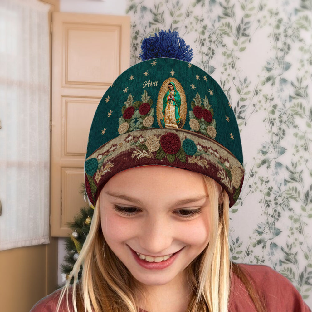 Our Lady Of Guadalupe - Personalized Christian Beanie Hat