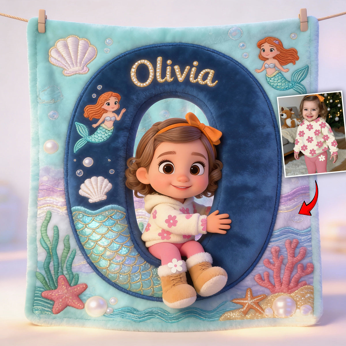 I Love You Baby - Personalized Kid Blanket