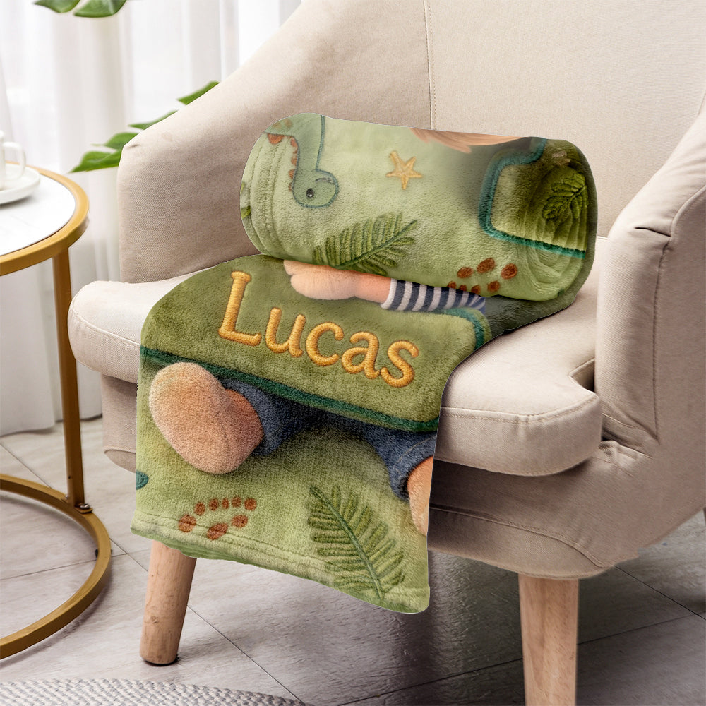 I Love You Baby - Personalized Kid Blanket