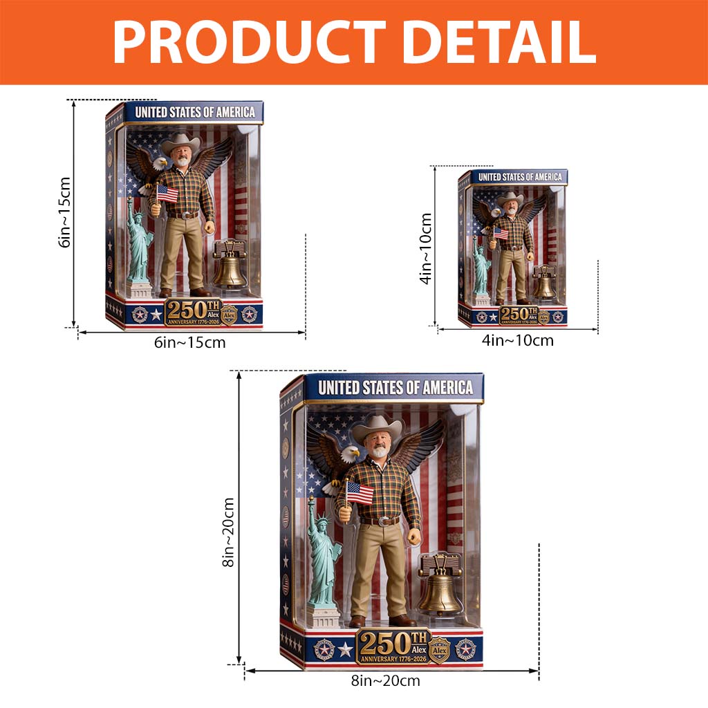250. Jubiläum - Personalisierte Patriot maßgeschneiderte Acrylplakette
