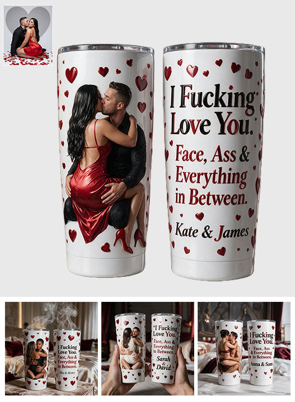 I Love You - Personalized Spicy Couple Tumbler