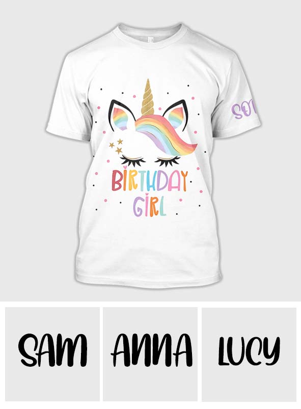 Happy Birthday - Personalized Birthday All Over Shirt
