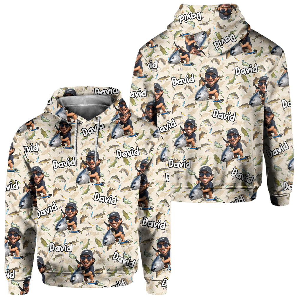 Witziges Geschenk für Angelfreunde – personalisierter Angel-Hoodie und Jogginghose