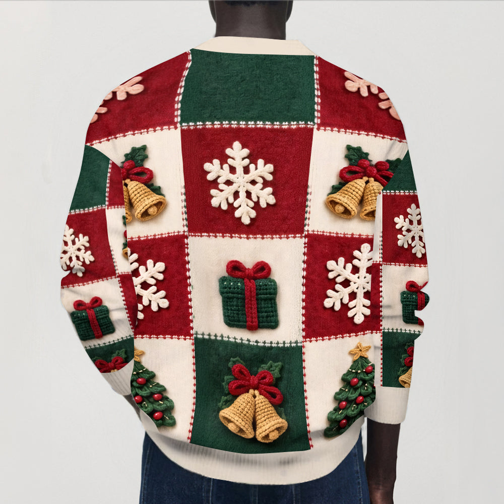 Lieben Highland Cow Weihnachtsgeschenk - Personalisierter Highland Cow Cardigan
