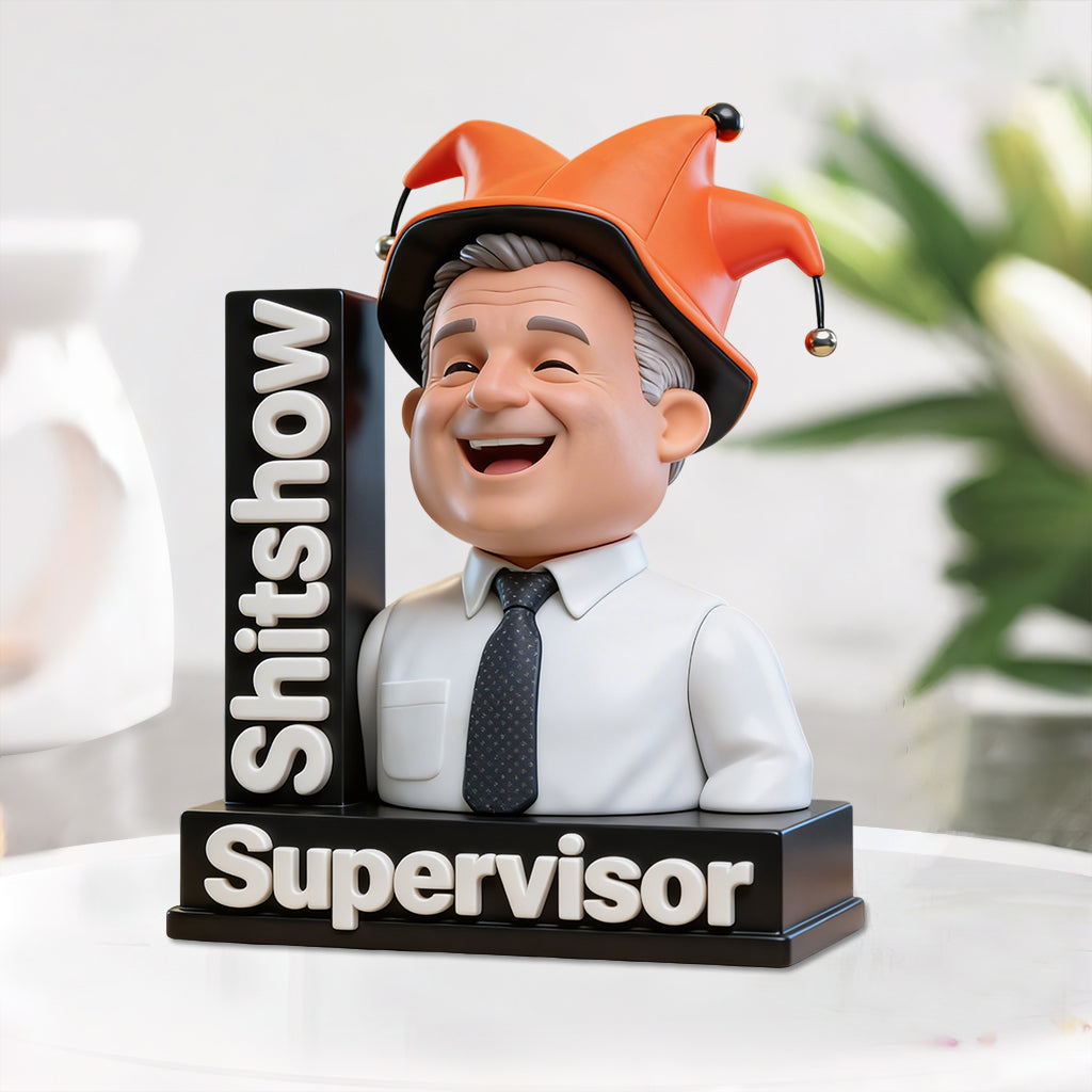 Sh*tshow Supervisor Desk Decor - Personalized Colleague Custom Shaped Acrylic Plaque