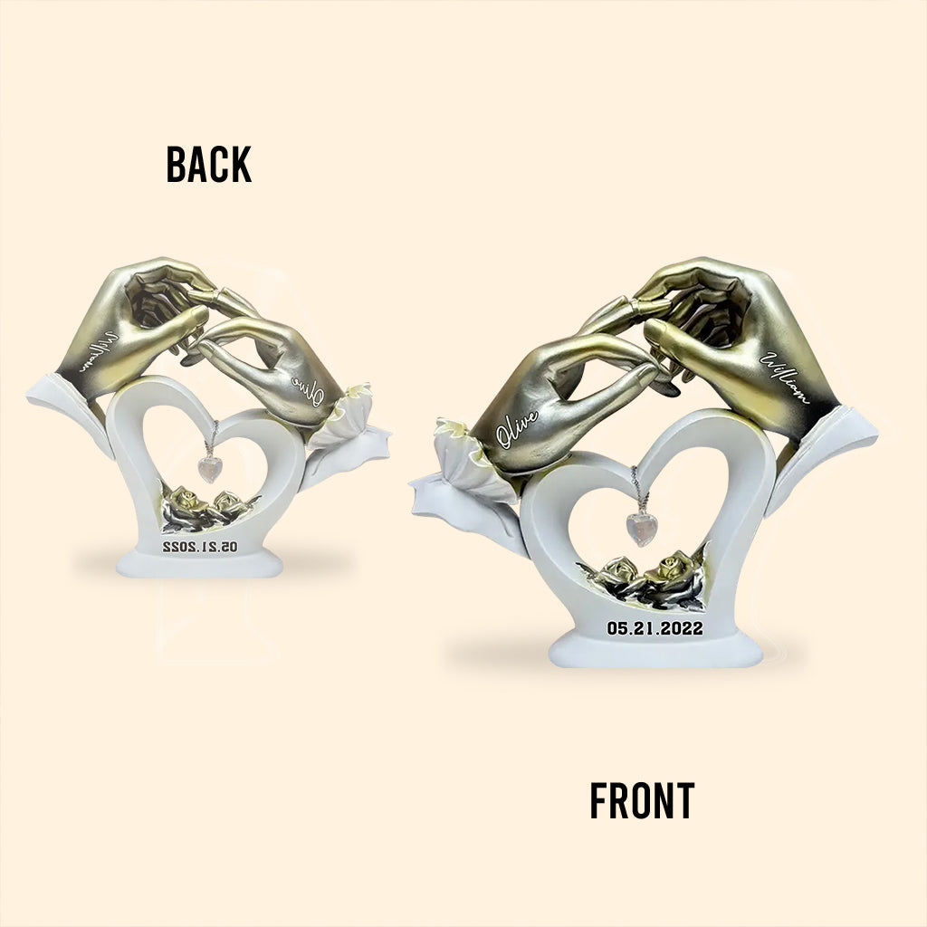 Anniversary Gifts For Couple - Personalized Couple Custom Shaped Acrylic Plaque