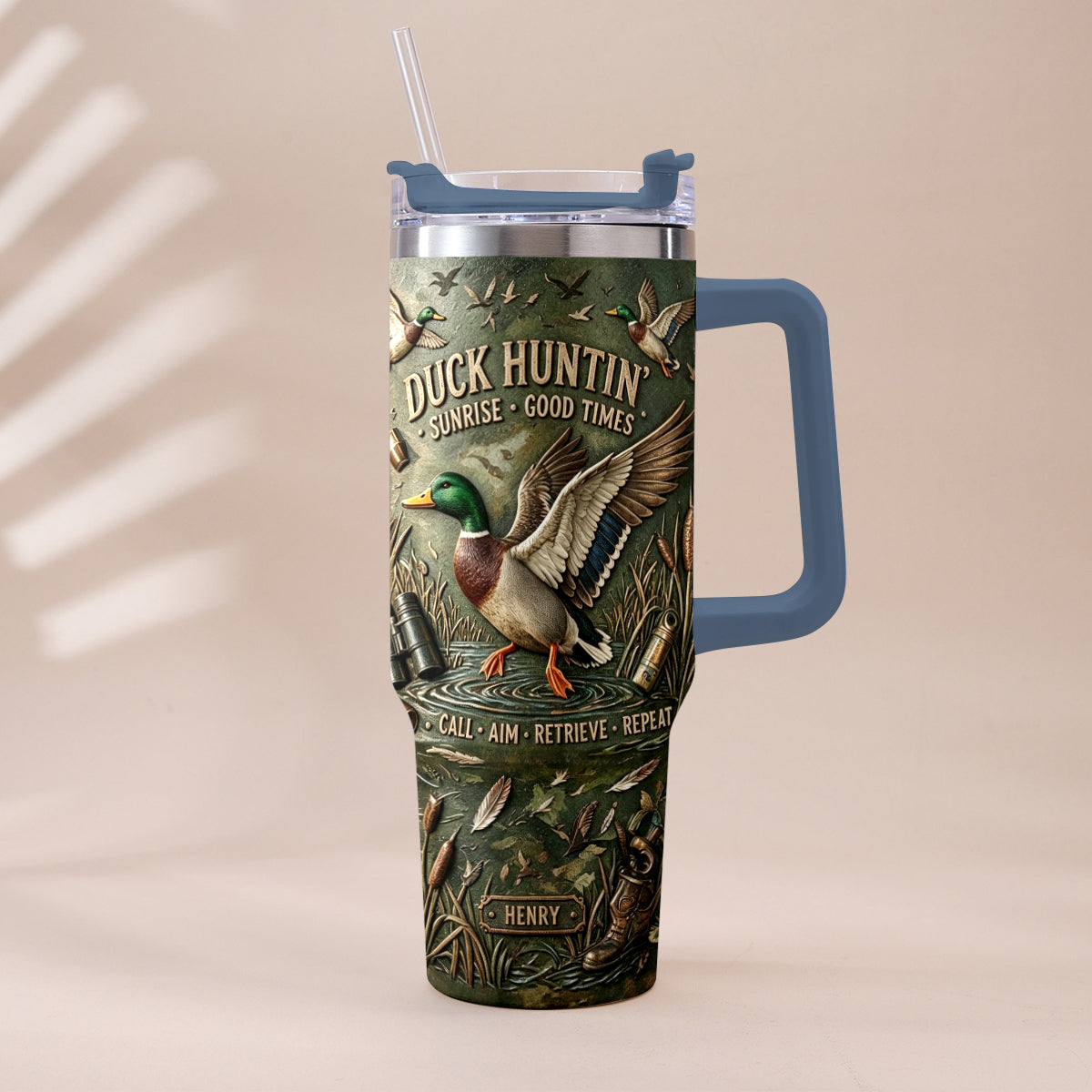 C'est la saison de la chasse - Tasse de chasse personnalisée avec charme en peluche