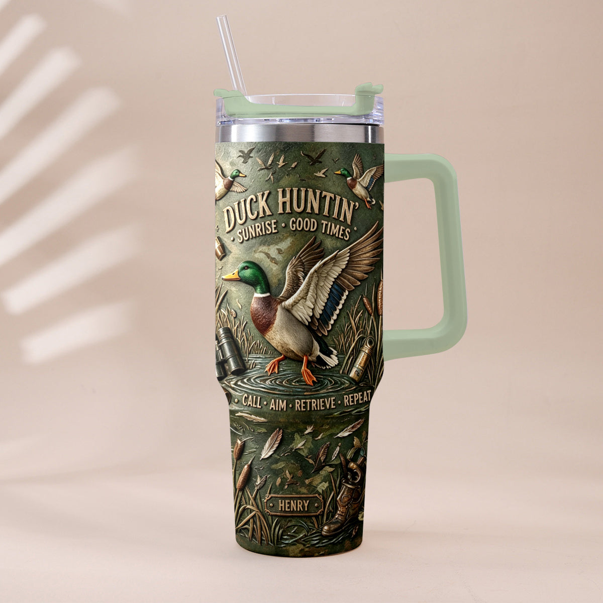 C'est la saison de la chasse - Tasse de chasse personnalisée avec charme en peluche