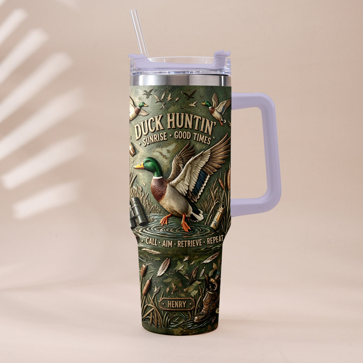 C'est la saison de la chasse - Tasse de chasse personnalisée avec charme en peluche