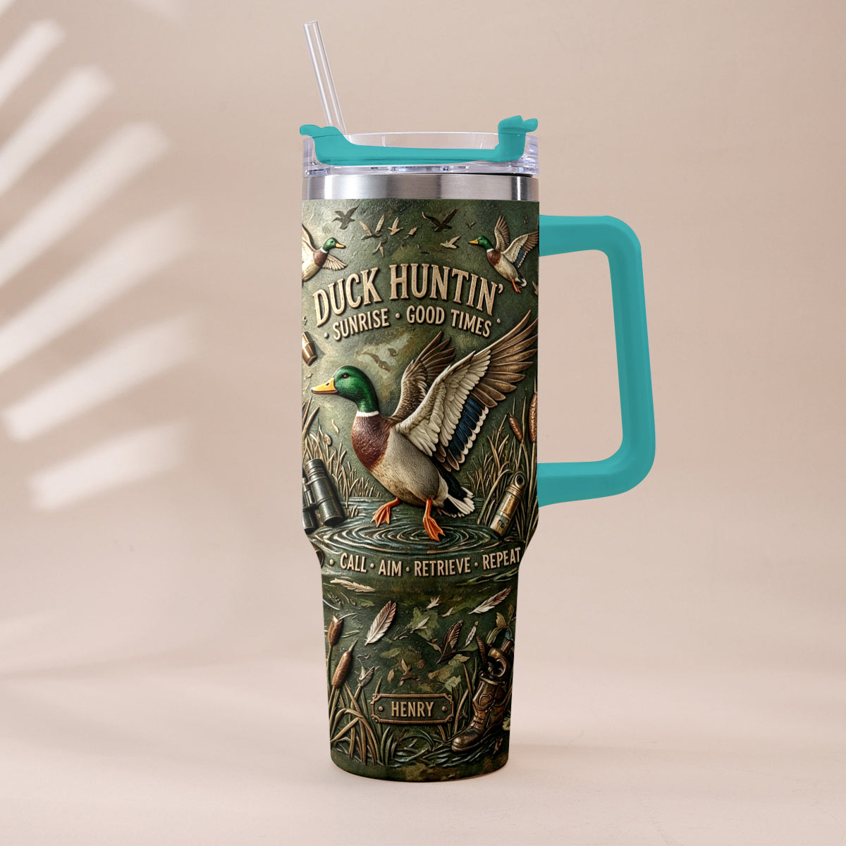 C'est la saison de la chasse - Tasse de chasse personnalisée avec charme en peluche