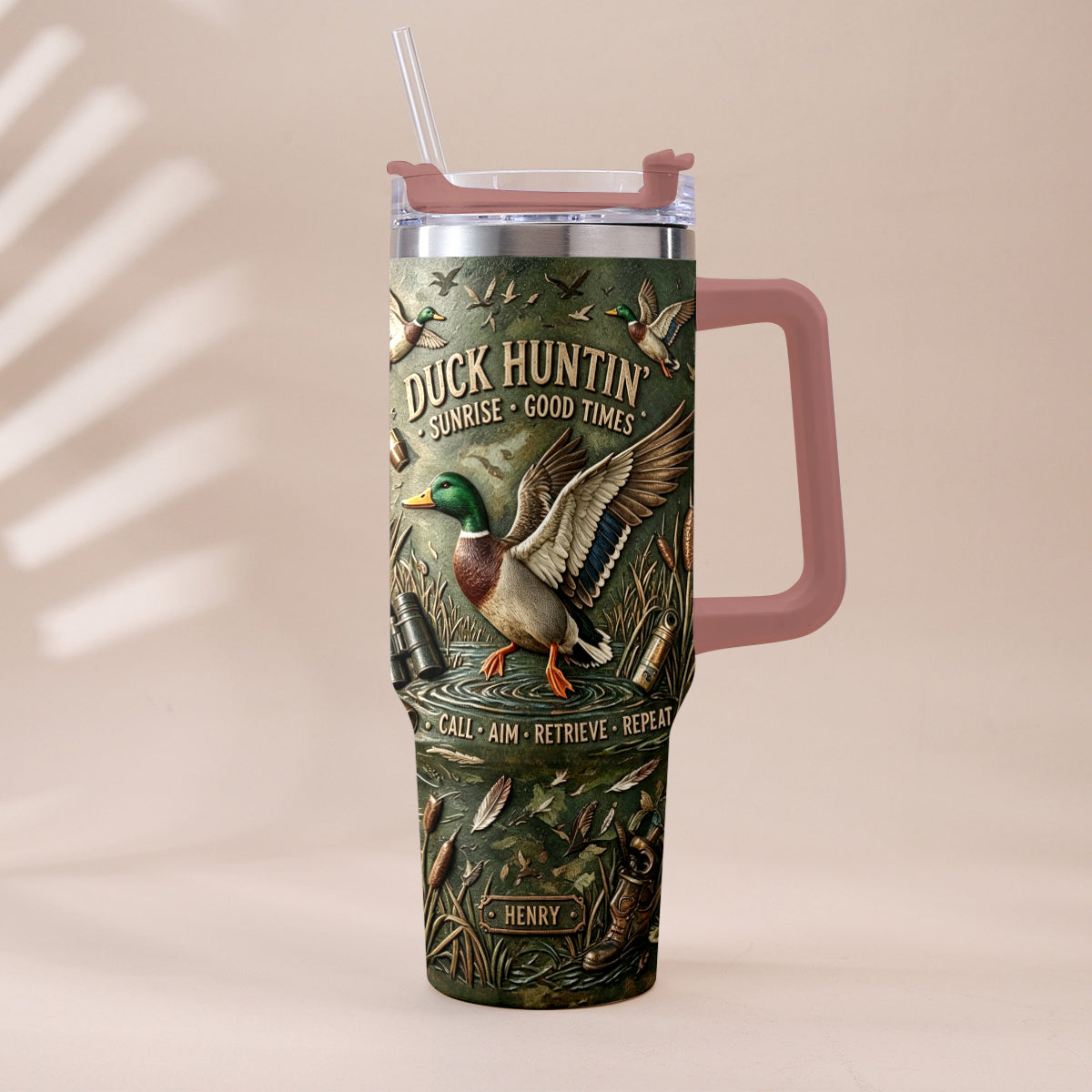 C'est la saison de la chasse - Tasse de chasse personnalisée avec charme en peluche