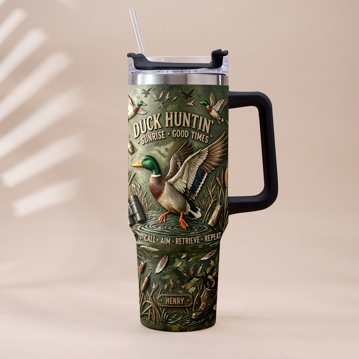 C'est la saison de la chasse - Tasse de chasse personnalisée avec charme en peluche