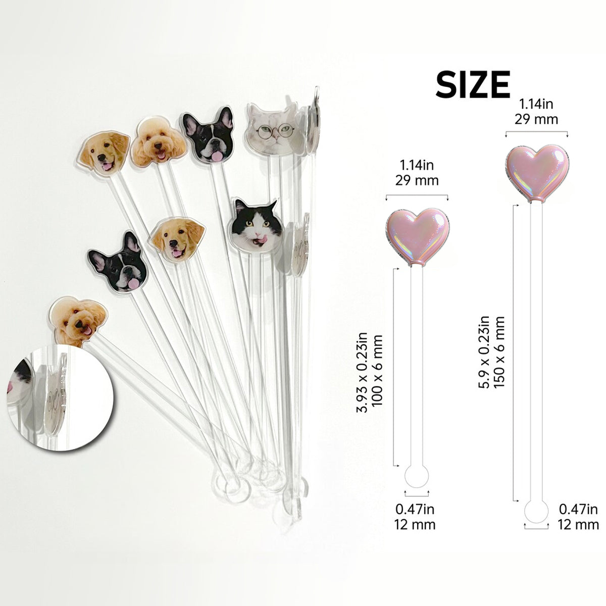 Love Baking - Personalized Baking Set Accent Mug with Acrylic Stirrers