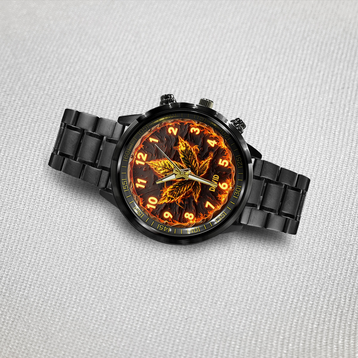 Montre à montre personnalisée Fire Weed