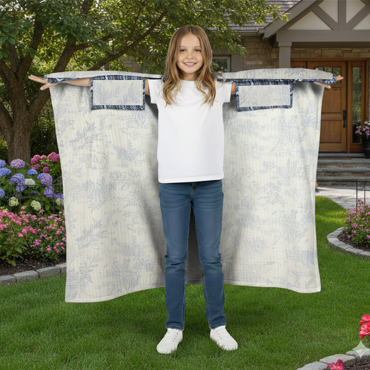 This Is My Reading Blanket - Personalized Book Wearable Blanket