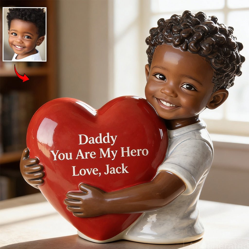 Perfect Father's Day Gift - Personalized Father Custom Shaped Acrylic Plaque
