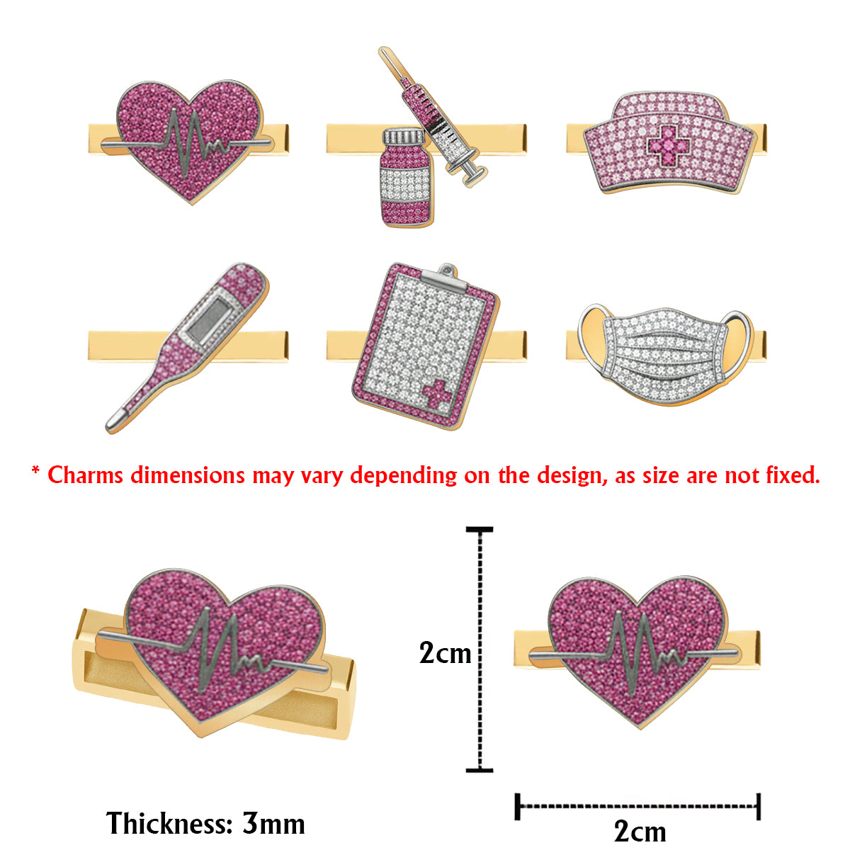 Love Nurse Life - Personalized Nurse Women Hand Watch With Strap Charms