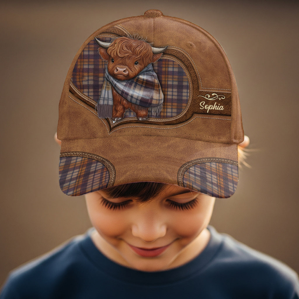 Adorable Highland Cow - Personalized Highland Cow Classic Cap