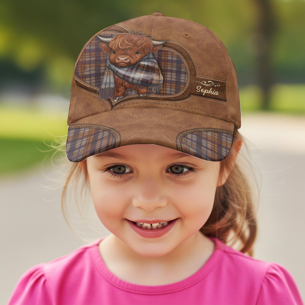 Adorable Highland Cow - Personalized Highland Cow Classic Cap