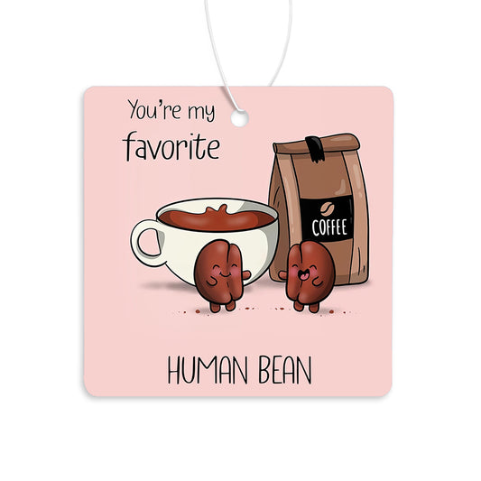 Quadratischer Kartonanhänger