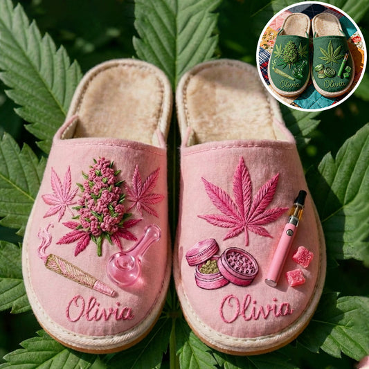 Kiffer & Raucher – Personalisierte Weed-Slipper