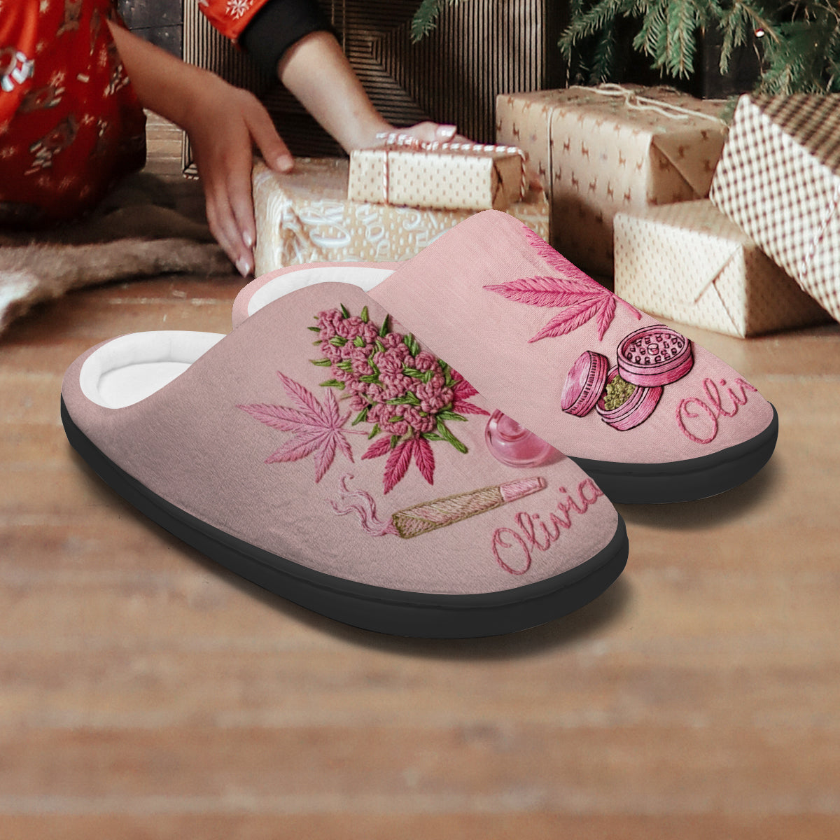 Stoners & Smokers - Personalized Weed Slippers