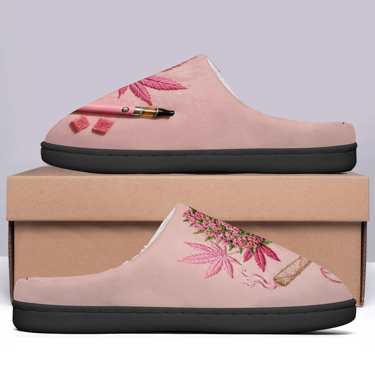 Stoners & Smokers - Personalized Weed Slippers