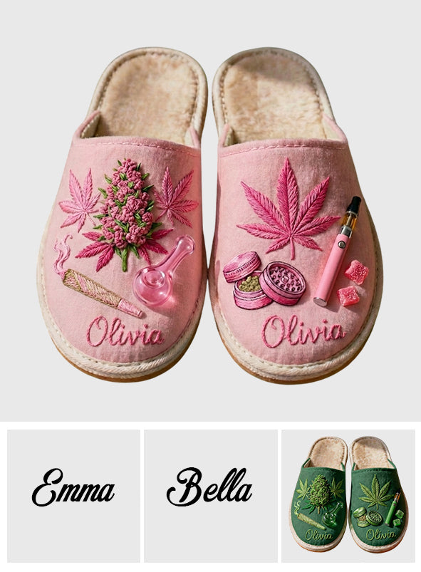 Stoners & Smokers - Personalized Weed Slippers