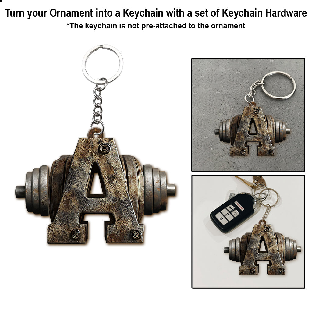 No Pain No Gain - Personalized Fitness Ornament