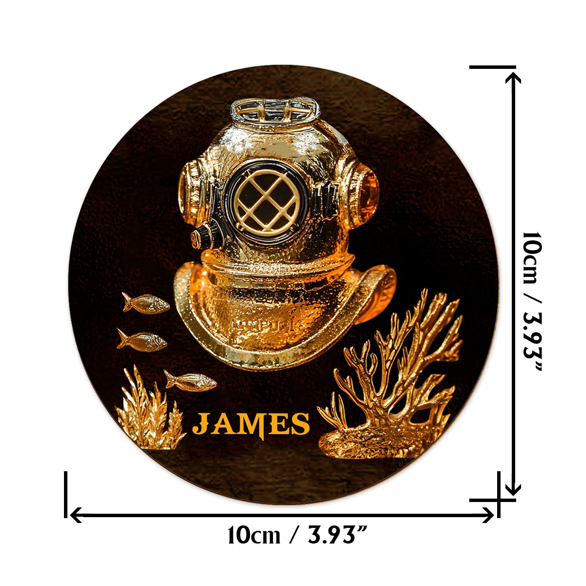 Scuba Diving Lovers Gift - Personalized Scuba Diving Whiskey Glass